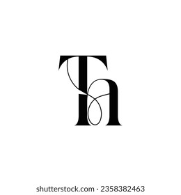 Initial letter Th logo design creative modern symbol icon monogram