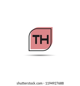 Initial Letter TH Logo Template Design