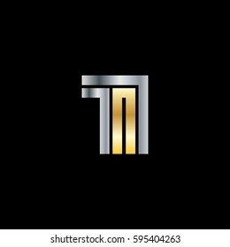 Initial Letter TI Linked Design Logo