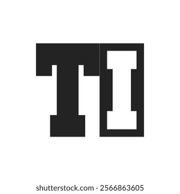 Initial Letter TI Logo Design Template. TI Logo