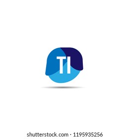 Initial Letter TI Logo Template Design