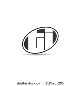 Initial Letter TI Logo Template Design