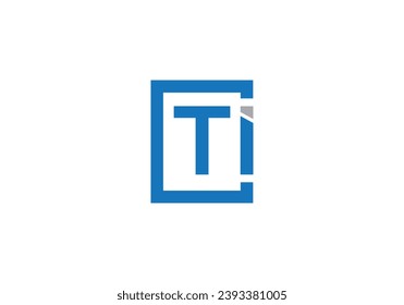 Initial letter ti logo or ti logo vector design template. Creative abstract letter t logo design.