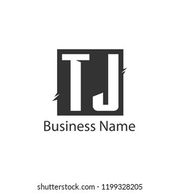 Initial Letter TJ Logo Template Design