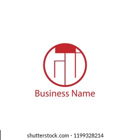 Initial Letter TJ Logo Template Design