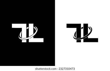 Logo De Diseño De Letra Inicial Tl