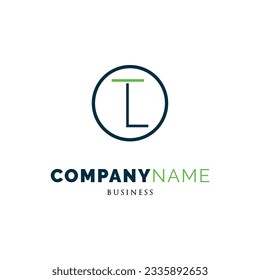 Initial Letter TL Icon Logo Design Template
