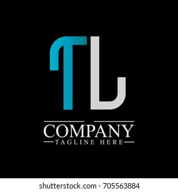 Initial Letter TL Linked Box Design Logo
