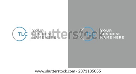 Initial Letter TLC Logo Icon Vector