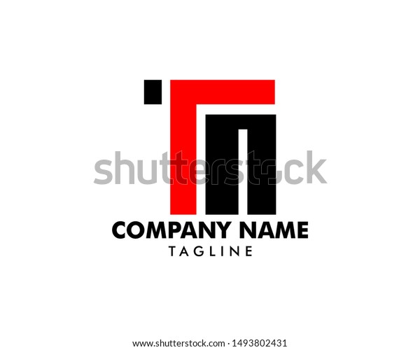 Initial Letter Tm Logo Template Design Stock Vector Royalty Free 1493802431