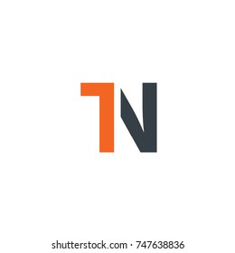 Initial Letter TN Design Logo