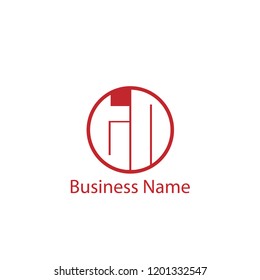 Initial Letter TN Logo Template Design