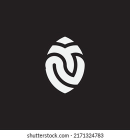 Anfangsbuchstabe TN Monogramm Logo Vorlage.