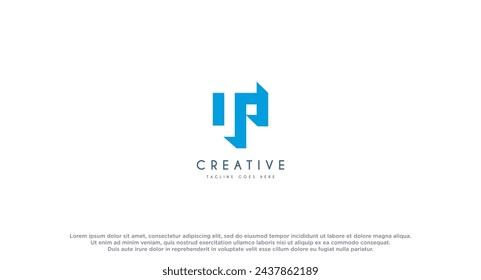 Initial Letter TP logo design vector inspiration.