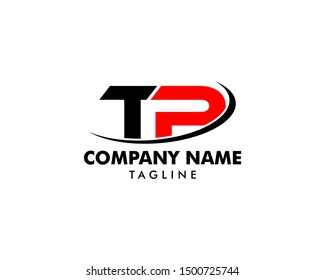 Initial Letter TP Logo Template Design