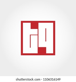 Initial Letter TQ Logo Template Vector Design
