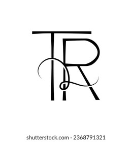 
Initial letter TR logo design creative modern symbol icon monogram