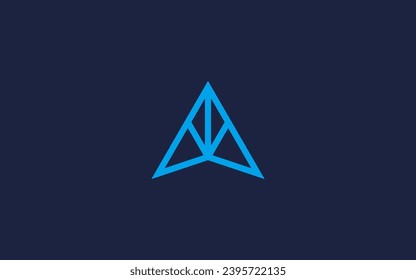 initial letter a triangle logo icon design Vector design template inspiration