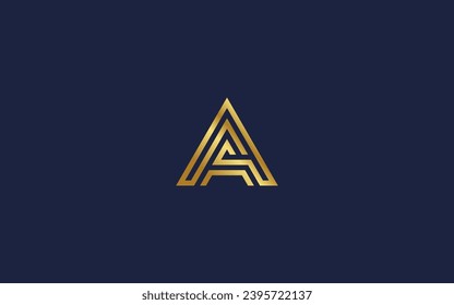 initial letter a triangle logo icon design Vector design template inspiration