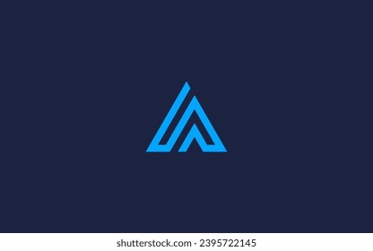 initial letter a triangle logo icon design Vector design template inspiration