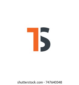 Initial Letter TS Design Logo