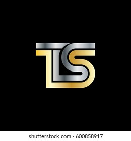Initial Letter TS Linked Design Logo
