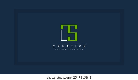 initial letter TS linked logo design vector illustration.