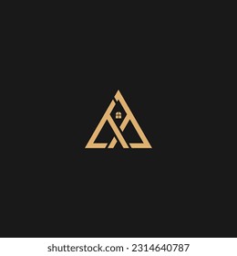 Initial Letter TT Home Logo Design Vector Template. TT Letter Logo Design
