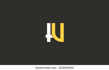 Initial letter tu linked round lowercase