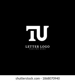 Initial Letter TU logotype company name monogram design for Company and Business logo.