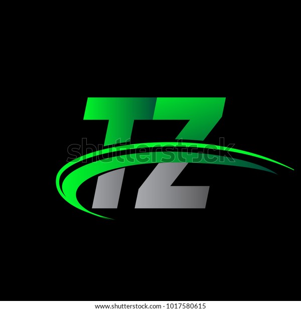 Initial Letter Tz Logotype Company Name Stock Vector Royalty Free 1017580615 