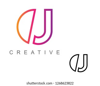 Initial Letter U Design Vector Template