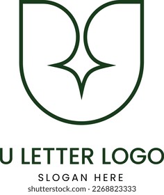 Initial Letter U Logo Design - Letter U Logo Design