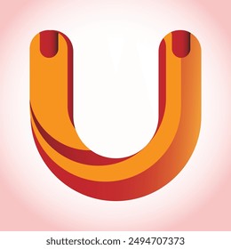 Initial letter U logo design. Modern letter U logo design vector with modern trendy