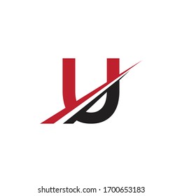 letra inicial u logo swoosh