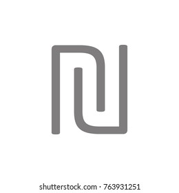 initial Letter U and N logo icon. Web element. Premium quality graphic design. Signs symbols collection, simple icon for websites, web design, mobile app, info graphics on white background