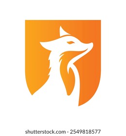 Concepto inicial del diseño del logotipo del animal doméstico de la letra U con la Plantilla del Vector del símbolo del perro