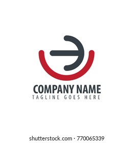 Initial Letter UB Design Logo