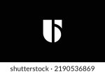 Initial letter ub logo or bu logo vector design templates