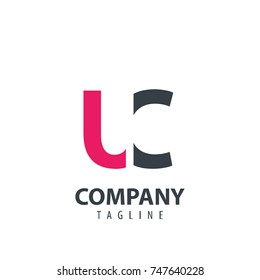 Initial Letter UC Design Logo