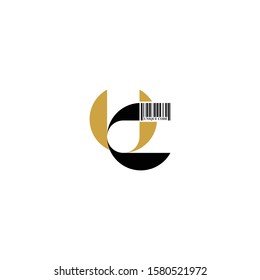 Initial letter UC logo design vector for unique code