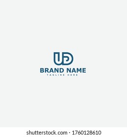 Initial Letter UD Design Logo
