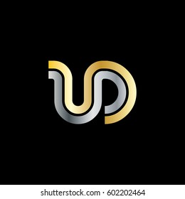 Initial Letter UD Linked Design Logo