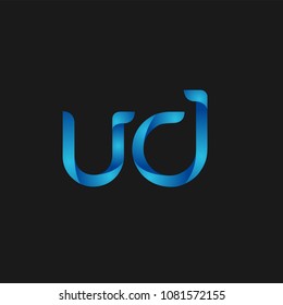 Initial Letter UD Logo Design
