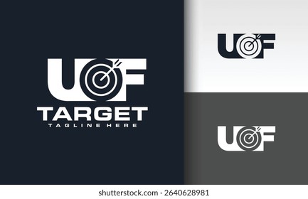initial letter UF goal logo