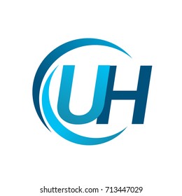 Initial Letter Uh Logotype Company Name Stock Vector (Royalty Free ...