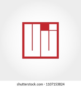 Initial Letter UJ Logo Template Vector Design