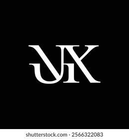 Initial letter UK logo design 