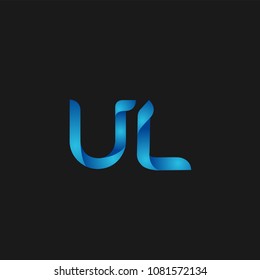Initial Letter UL Logo Design