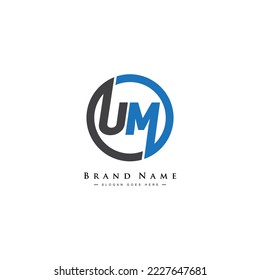 Initial Letter UM Logo - Simple Business Logo